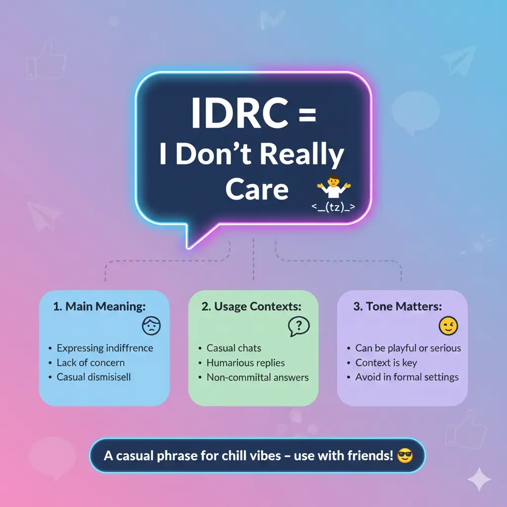 What Does IDRC Mean in Text?