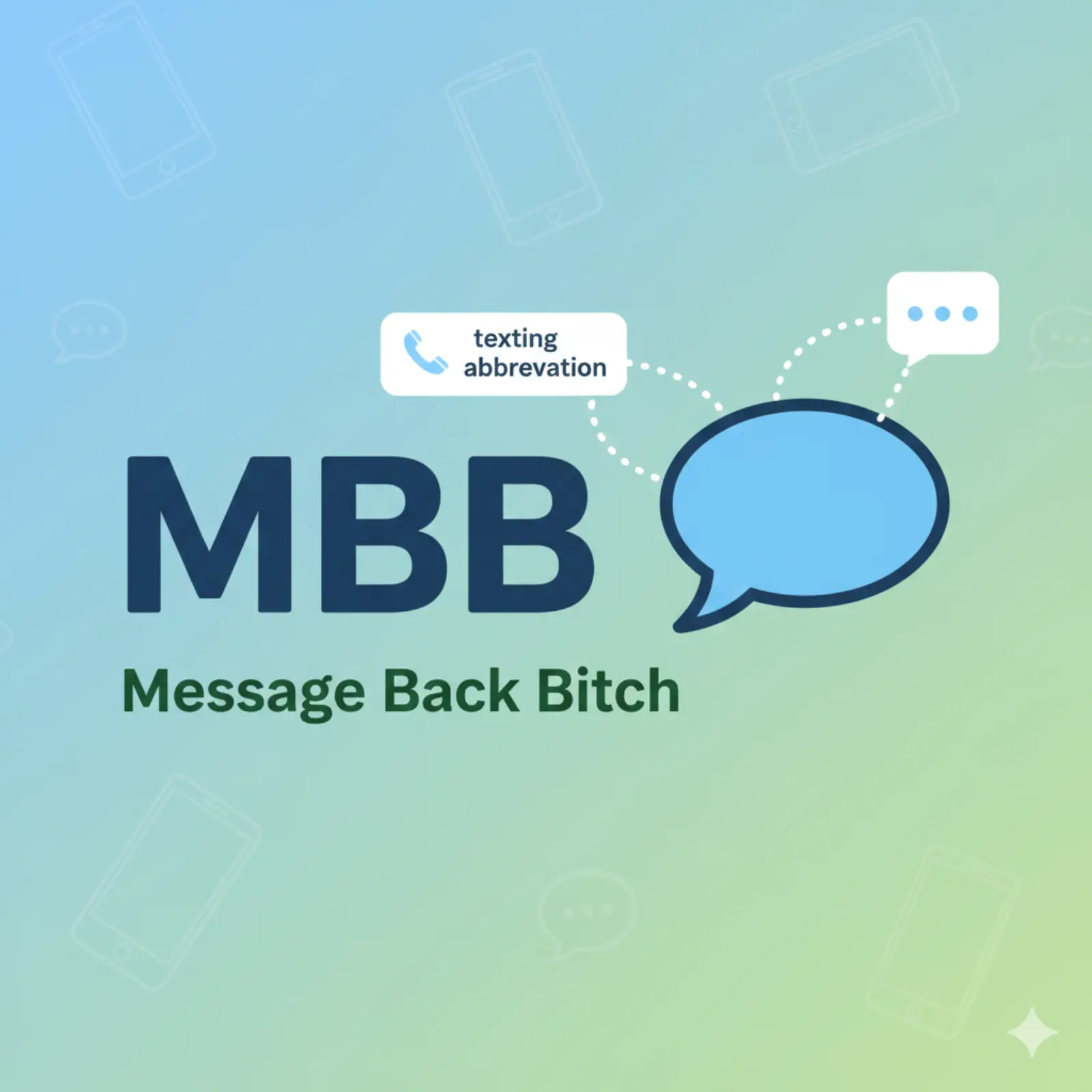 MBB Meaning in Text