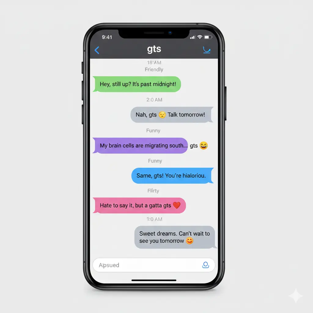 Examples of GTS in Conversation