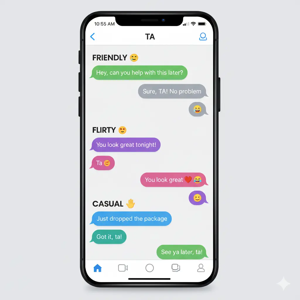 Examples of TA in Conversation