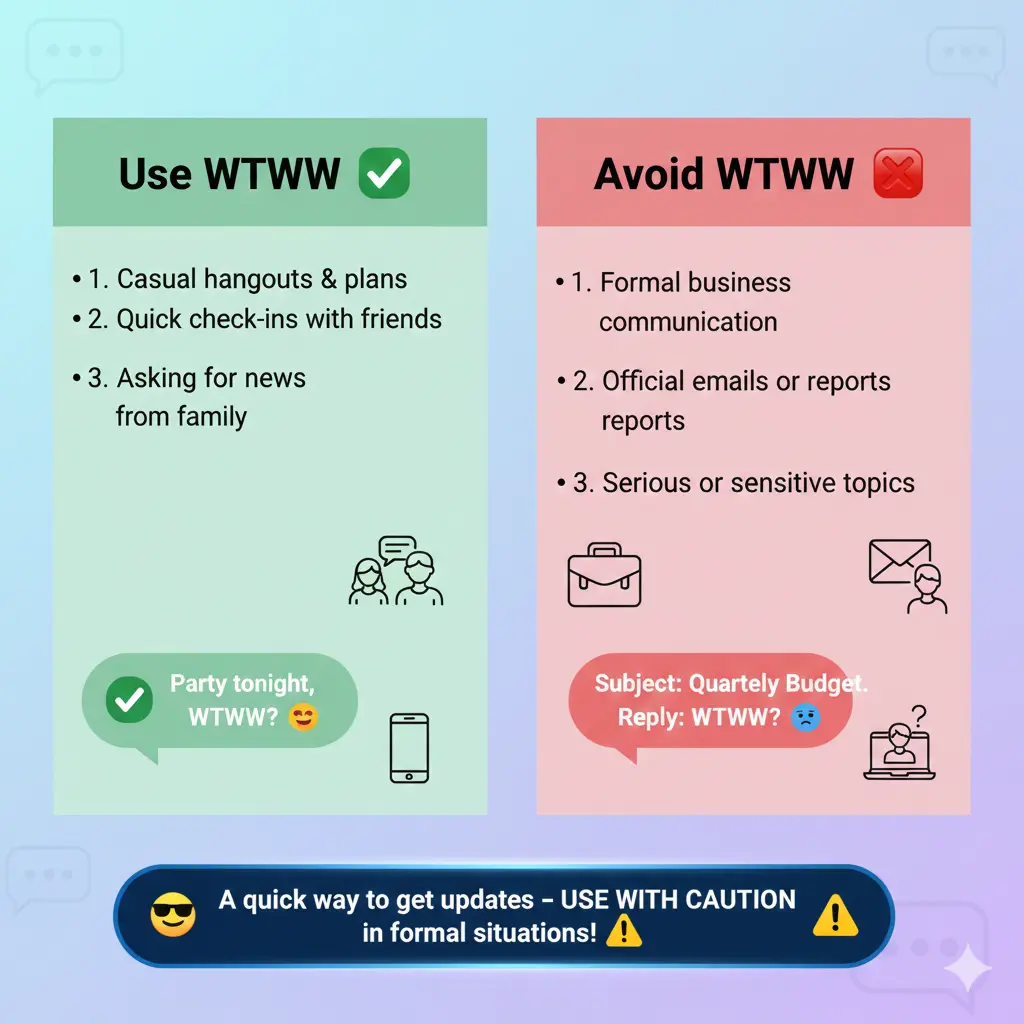 When to Use and When Not To Use WTWW