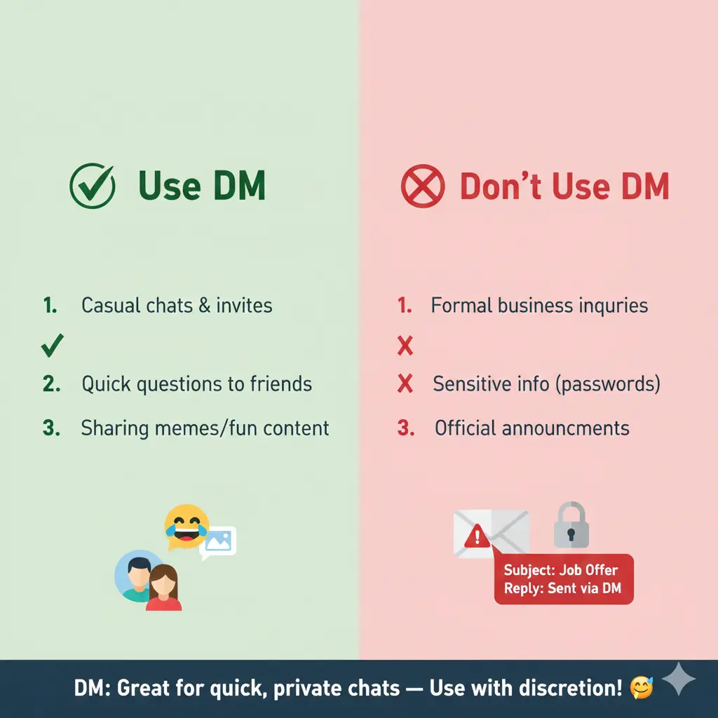 When to Use and When Not To Use DM