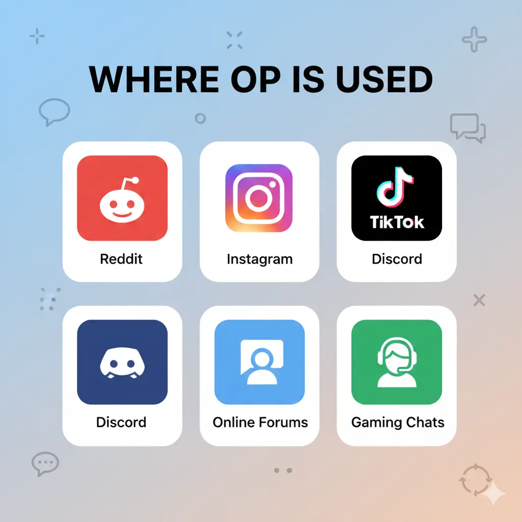 Where Is OP Used?