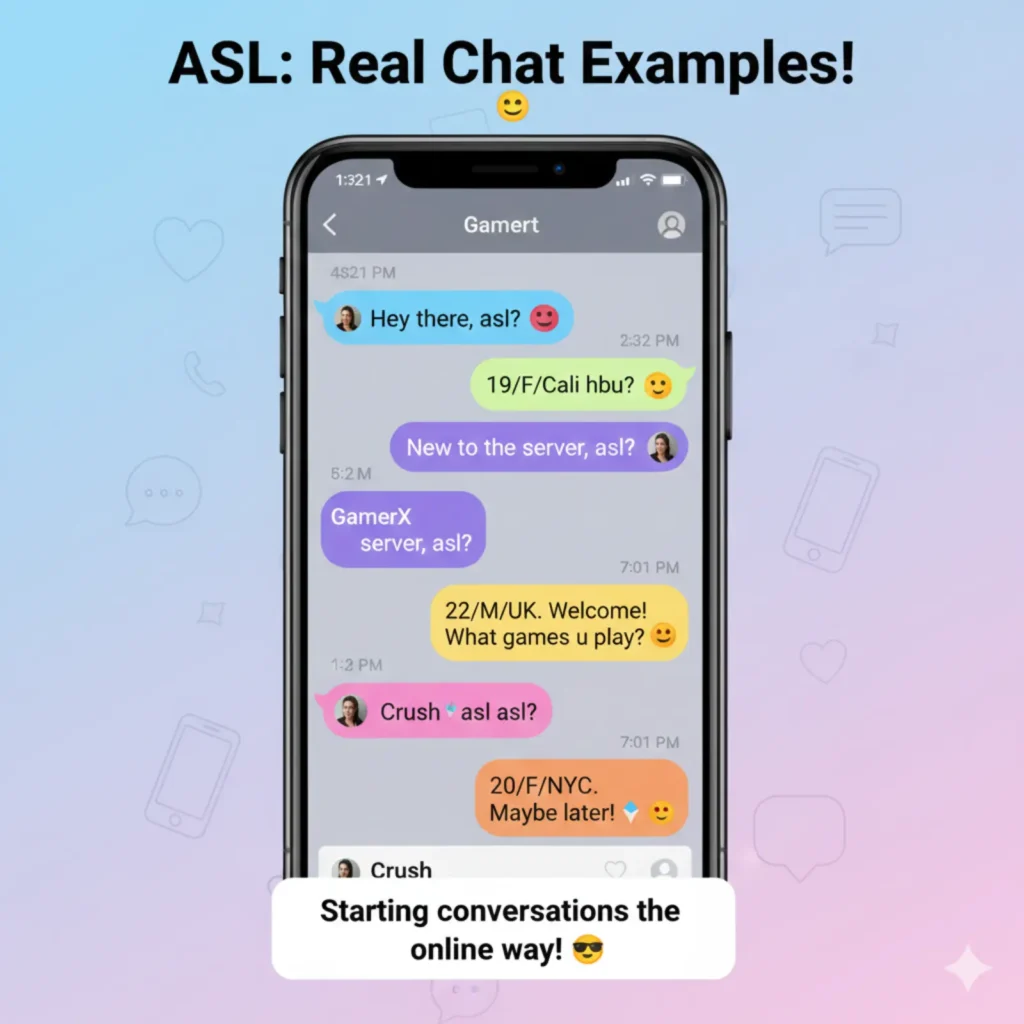 Examples of ASL in Conversation