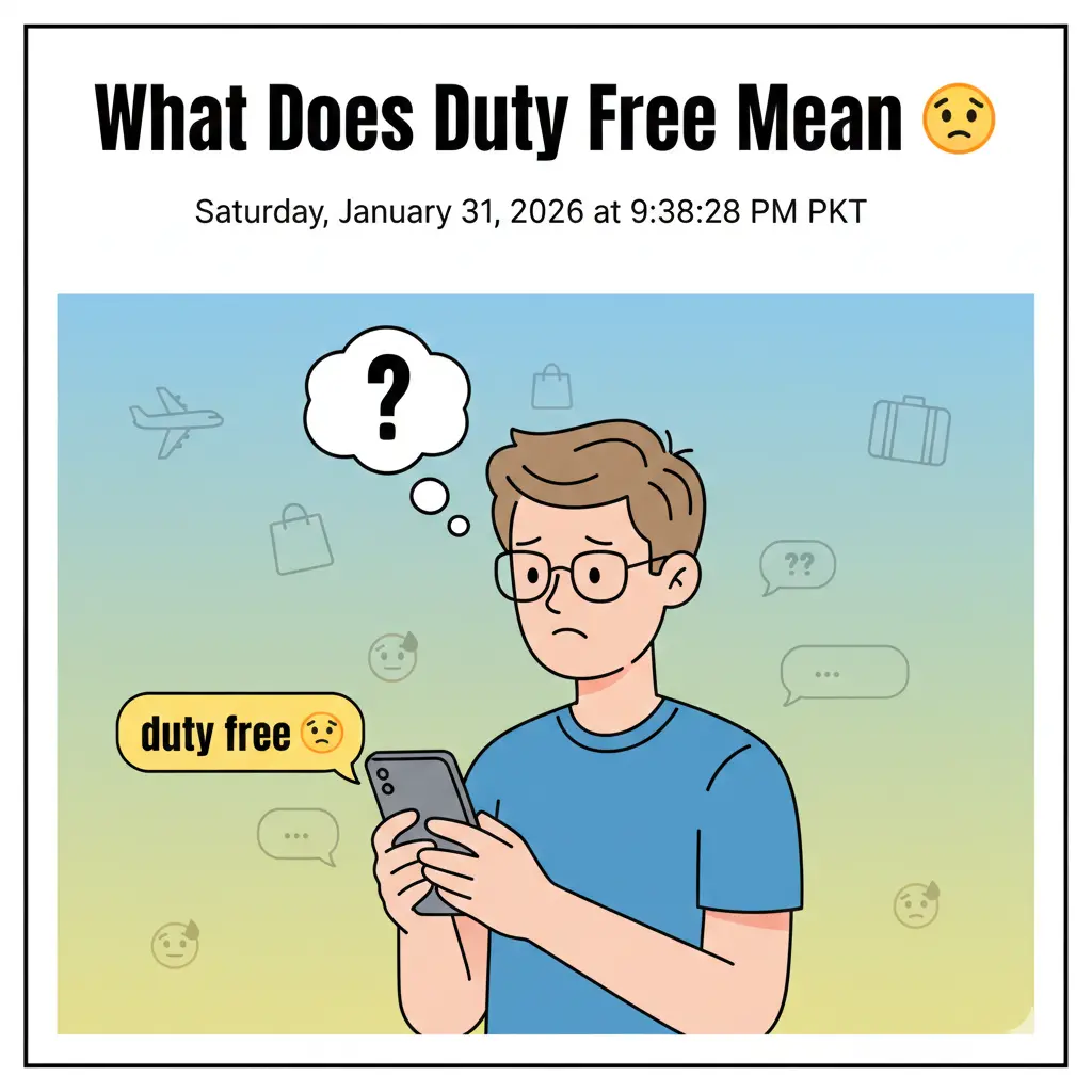 What Does Duty Free Mean
