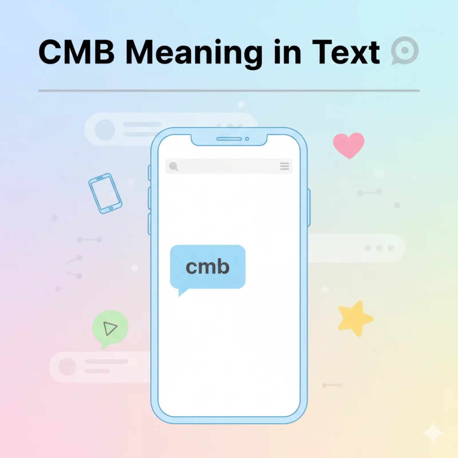 CMB Meaning in Text