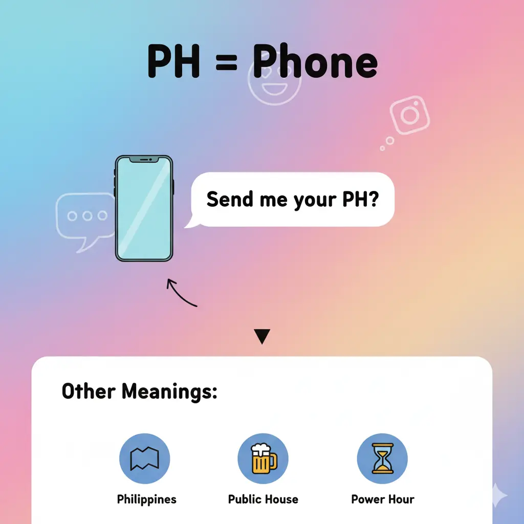 What Does PH Mean in Text?