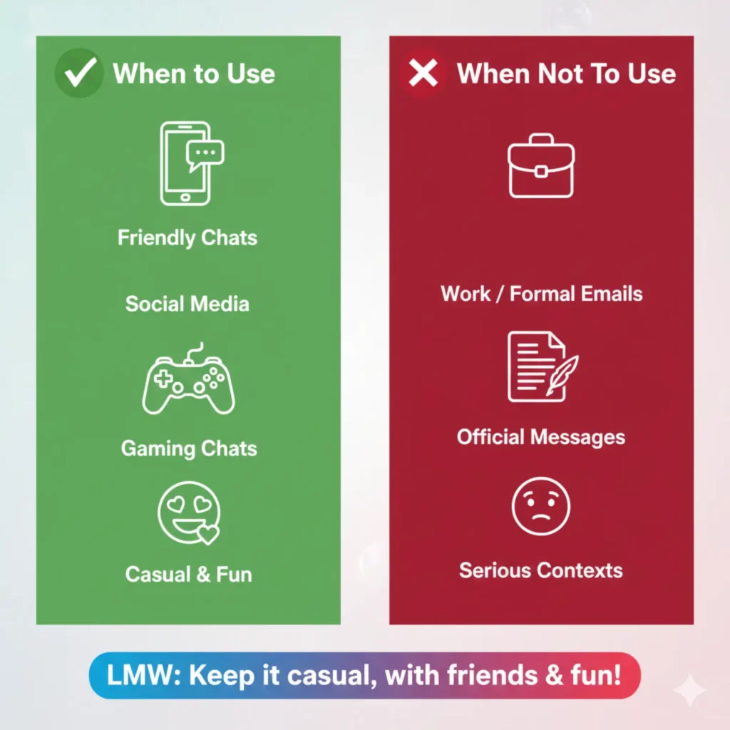 When to Use and When Not To Use LMW