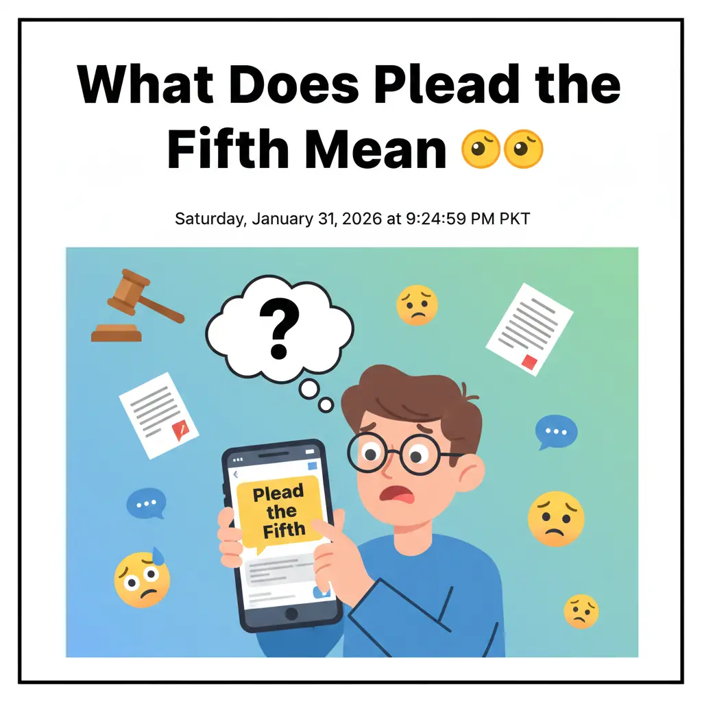 Plead the Fifth Mean