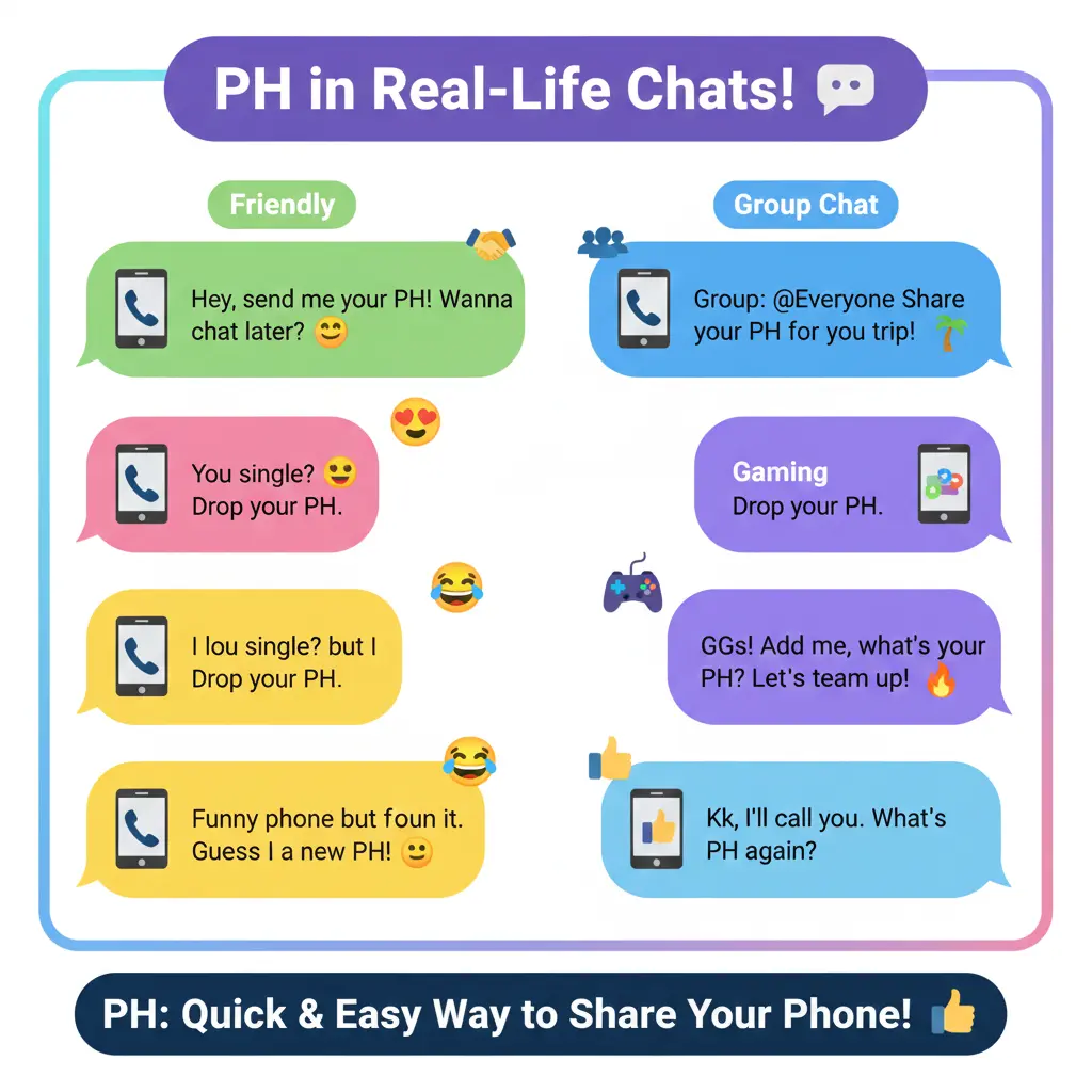 Examples of PH in Conversation