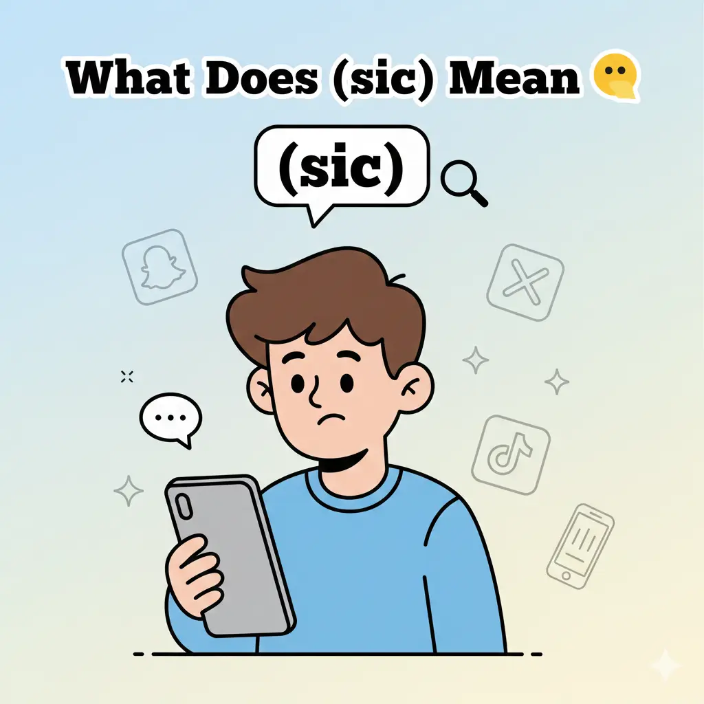 Sic Meaning in Text