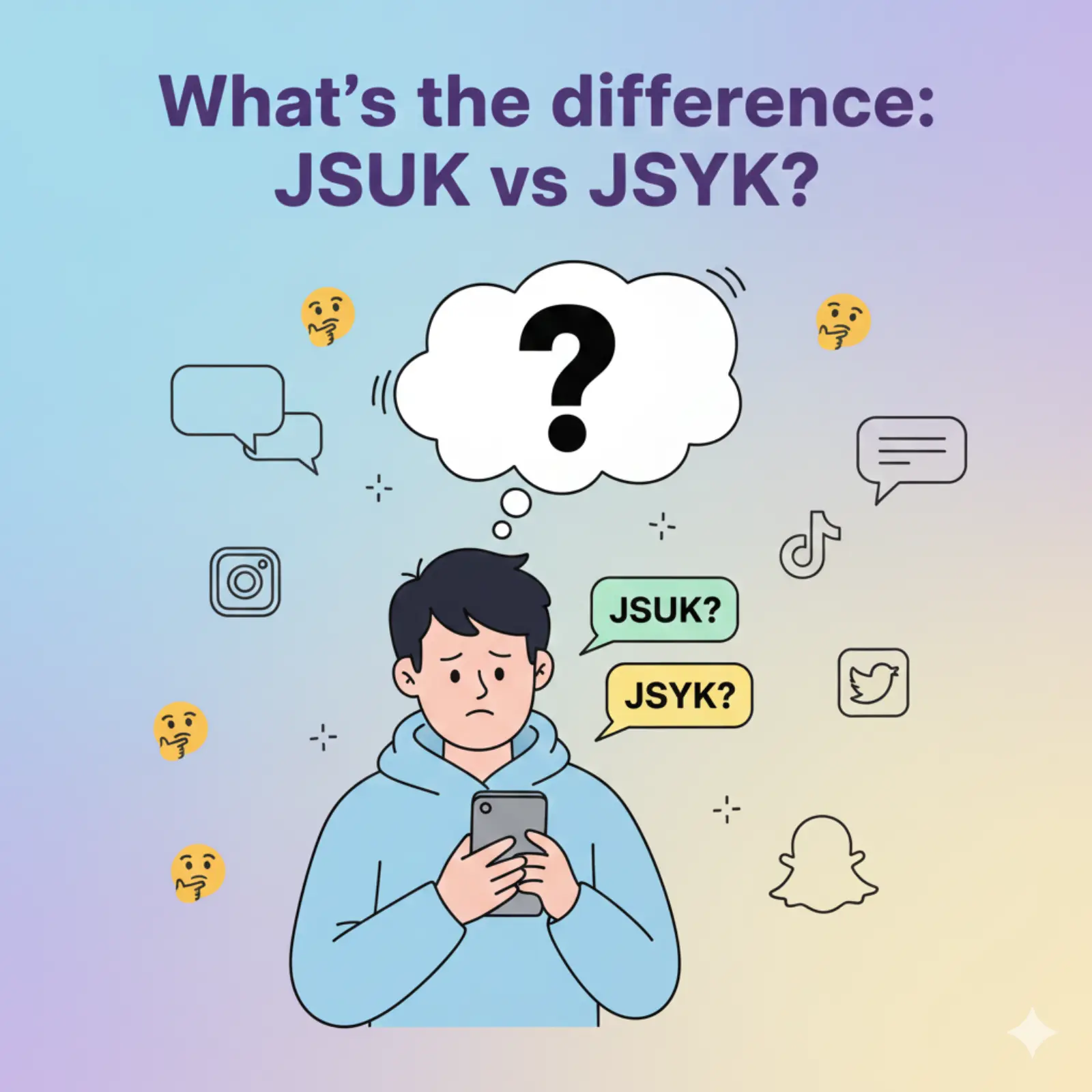 JSUK / JSYK Meaning in Text