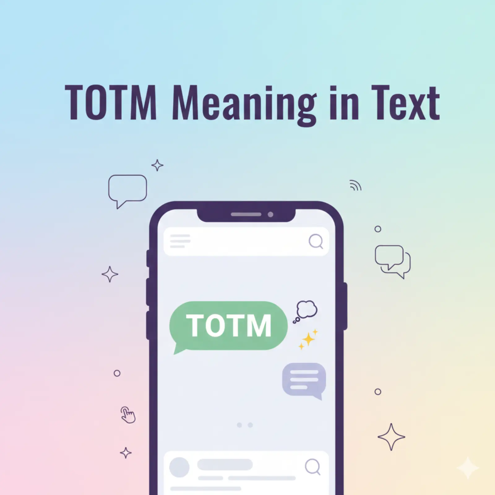 TOTM Meaning in Text