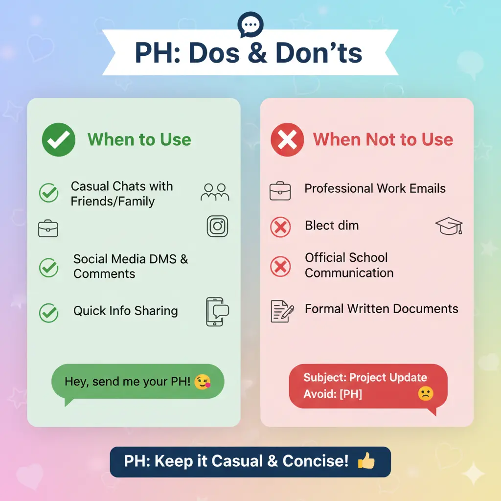 When to Use and When Not To Use PH