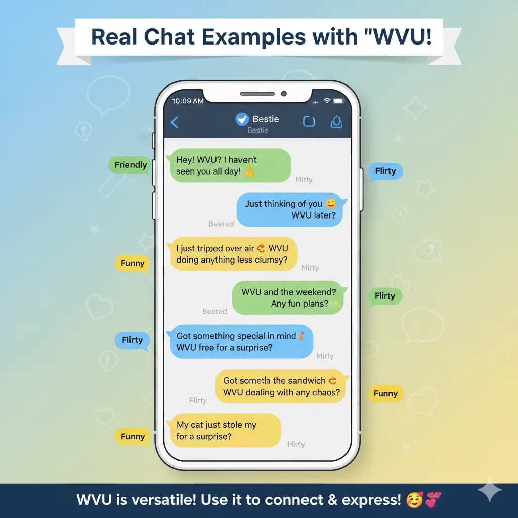 Examples of WVU in Conversation