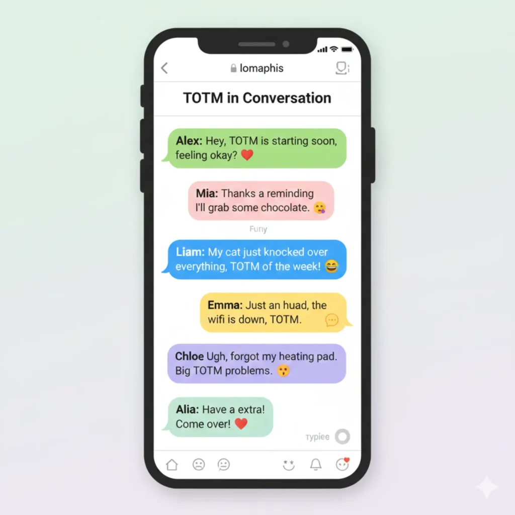 Examples of TOTM in Conversation