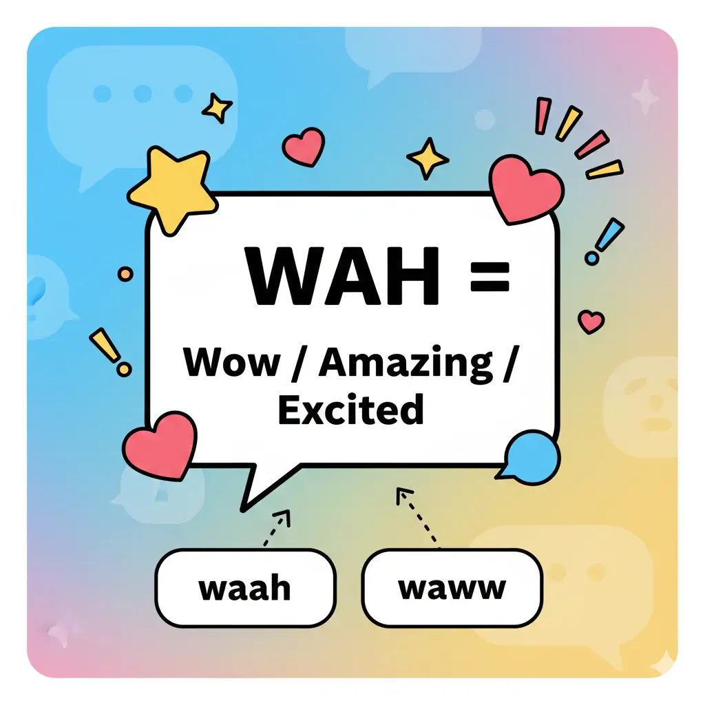 What Does Wah Mean in Text?