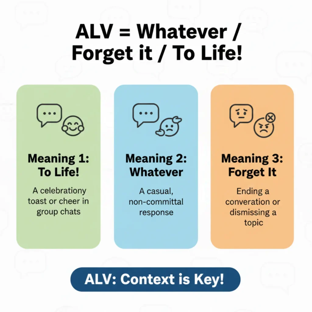 What Does ALV Mean in Text?