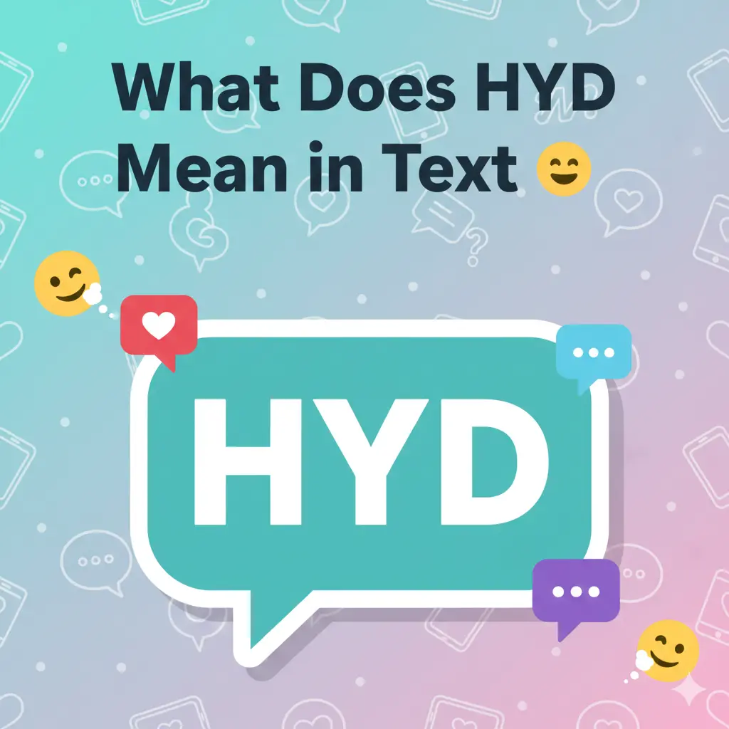 HYD Mean in Text