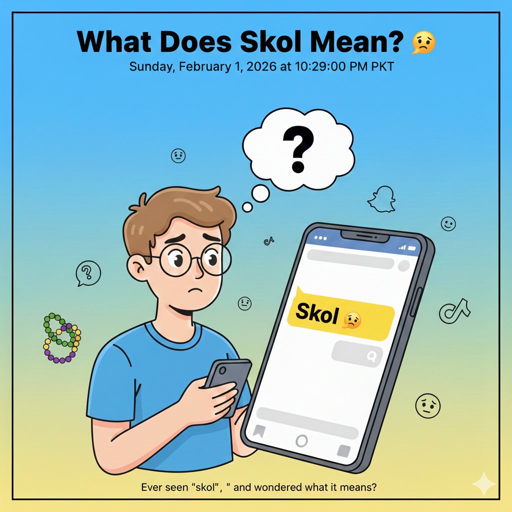 Skol Mean in English