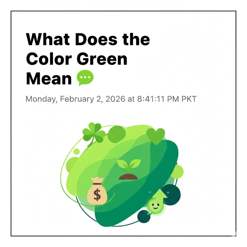Color Green Mean