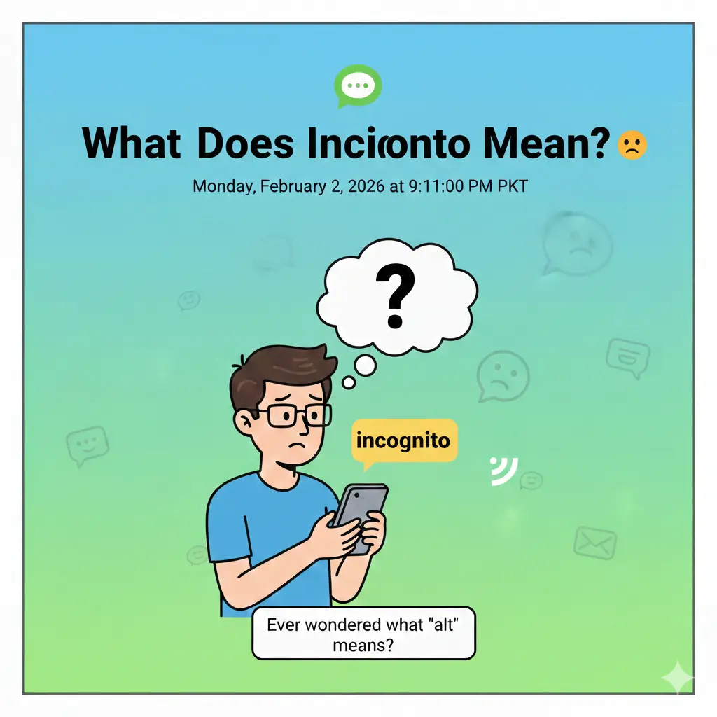 What Does Incognito Mean
