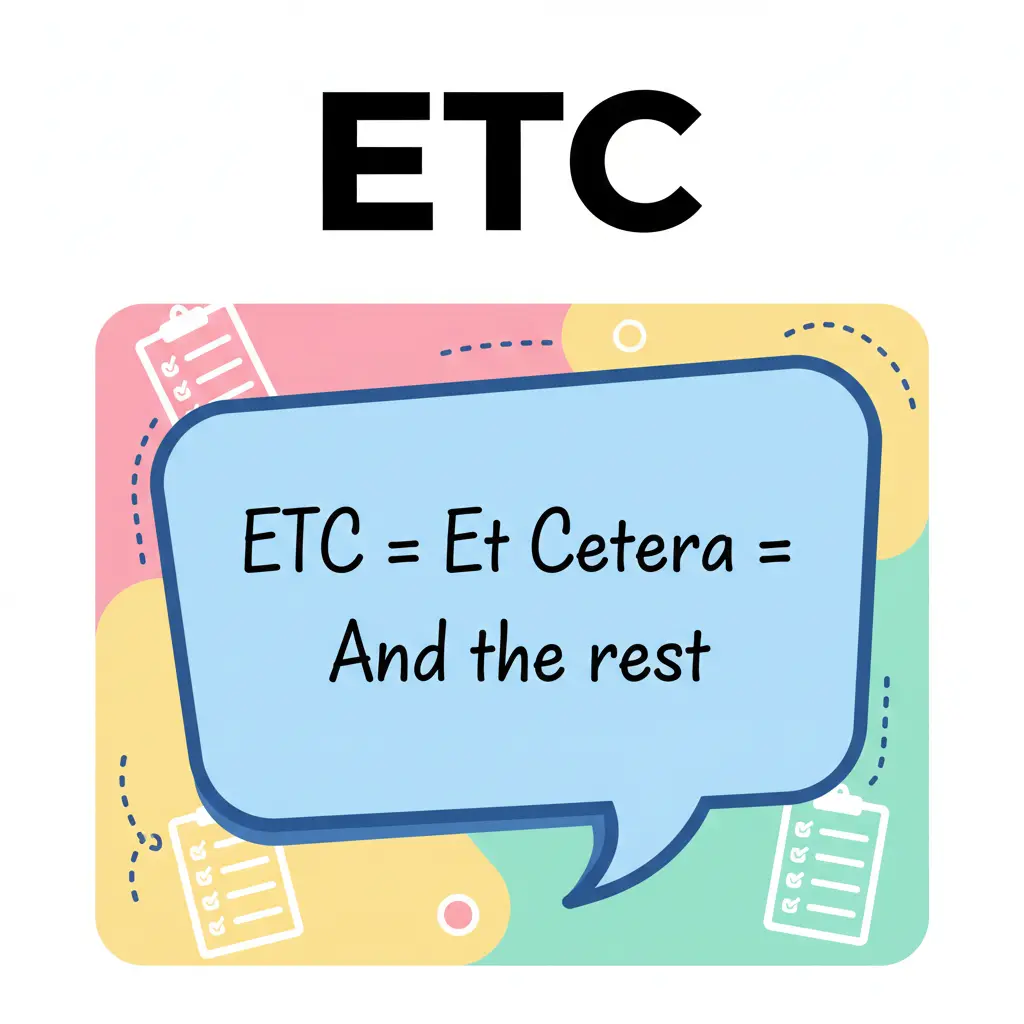 ETC Mean in Text
